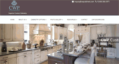 Desktop Screenshot of newrivercabinetry.com