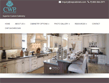 Tablet Screenshot of newrivercabinetry.com